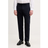 United Colors of Benetton oblekové nohavice pánske s viskózou 43N4UF060 tmavomodrá 48