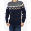 Sveter Fjallraven Ovik Knit Sweater - dark navy/navy