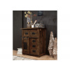 Bighome - Komoda mango 70x45x85 hnedá lakovaná IRON
