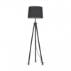 Stojanové svietidlo Ideal lux 121437 YORK PT1 NERO 1xE27 60W