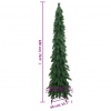vidaXL Osvetlený umelý vianočný stromček so 100 LED 180 cm - Zelená - 31168-172360