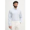 Tommy Hilfiger košeľa pánska bavlnená MW0MW42936 modrá 41