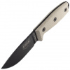 Vega ESEE-3MIL-P Model 3 všestranný nôž 9,8 cm, čierna, hnedá Tan, Micarta, plastové puzdro