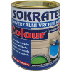 Sokrates Colour pololesk univerzálny vrchný náter na drevo a kov, 0199 čierna, 0,7 kg