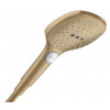 Hansgrohe Raindance Select E - Sprchová hlavica, 3 prúdy, EcoSmart+, kefovaný bronz 28729140