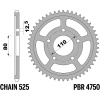 PBR 475042C45 PBR ZADNÉ REŤAZOVÉ KOLESO 893 60 C45 KTM SX 60/65 (CHAIN.420) (JTR894.60)