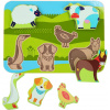 Lucy & Leo 226 Zvieratká na farme – drevené vkladacie puzzle 7 dielov 4897059892269