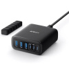Anker 112W nabíjacia stanica, 3xUSB, čierna A2154G11