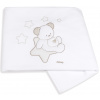 Italbaby fleecová deka do postieľky Sweet Stars béžová 110x150cm