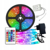 Vysiace svetlá, lampy - SMD 5M 300 RGB LED páska + diaľkové ovládanie (Vysiace svetlá, lampy - SMD 5M 300 RGB LED páska + diaľkové ovládanie)