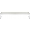 Konferenčný stolík Trays 40 x 140 cm biely