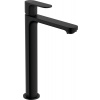 Hansgrohe Rebris S - Batéria na umývadlovú misu, s výpustom, CoolStart, matná čierna 72580670