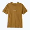Pánske tričko Patagonia '95 Oval Logo bobcat brown/sunshine
