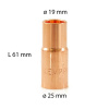 Kemppi W026209 - Dýza plynová, L61 / OD25 / D19