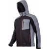 Lahti Pro Softshellová bunda s kapucňou. black-grey-pom., 