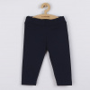 Dojčenské bavlnené legíny New Baby Leggings tmavo modré - 56 (0-3m)