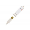 Roline 12.04.1086 USB, USB 2.0 USB-A zástrčka, USB-A zásuvka, 12m, bílý