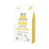 Granule pre psov Brit Care Mini Grain Free Hair & Skin 2 kg