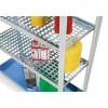 Mrežový rošt, pozinkovaný, ako prídavná skladovacia úroveň pre regály, rozmery 1300 x 600 mm