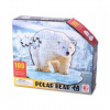 Puzzle 48*42cm ľadový medveď 100 dielikov
