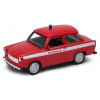Welly Dromader Auto Trabant 601 Klasic kov plast 11cm 39 na volný chod 4 barvy v krabičce 15x7x7cm 1:34
