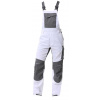 ARDON®SUMMER Pracovné nohavice s trakmi biele predĺžené 2XL H5628/2XL