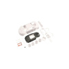 Kyosho Kyosho Bodyshell Audi R8 LMS Night-R Mini-Z + 2WD Rims (White Body)