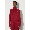 Mikina Puma Iconic T7 Track Jacket dámska, červená farba, vzorovaná, 627994