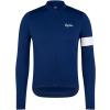 Pánsky zimný cyklistický dres Rapha Men's Core Thermal Long Sleeve Jersey - Navy/White M