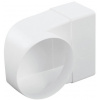 Haco CKZ 100/110x55 ventilační systém 100/110x55mm, přechodový kus koleno, bílá