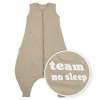 Meyco Jumper 80 cm Slub TEAM NO SLEEP - Taupe/offwhite