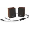 Genius repro SP-HF380BT 2.0, 3W, Bluetooth 5.0, 3,5mm jack, dřevěné, USB napájení, hnědo-černé 31730034400