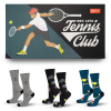 Farebné pánske ponožky SOXO Tenis - 3 páry