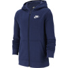 Chlapčené mikiny Nike Kids NSW Hoodie FZ Club B - Modrý (XS)