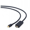 GEMBIRD kábel CABLEXPERT miniDisplayPort na HDMI, 4K, M/M, 1,8 m (CC-mDP-HDMI-6)