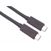 PremiumCord USB4™ 40Gbps 8K@60Hz kabel Thunderbolt 3 délka: 1,2m ku4cx12bk