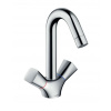 Hansgrohe Logis Stojančeková umývadlová batéria, s odtokovou súpravou, chróm 71222000-HG