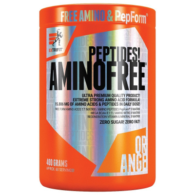 EXTRIFIT Amino Free Peptides 400 g Príchuť: pomaranč
