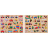 Dřevěné puzzle s úchytem velké