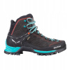 Vysoké topánky Salewa Trekking v MTN Trainer v polovici 38 (Čierne diamantové ženské notinessové nohavice nohavice. S)