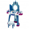 Detský toaletný stolík ľadový svet so svetlom, hudbou a stoličkou BABY MIX Farba: Modrá