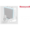 Honeywell Home DC915N Bezdrôtový zvonček série 9, 200 m, 8 zvonení, prenosná základňa, 2x tlačidlo (štítok, dizajn), biely