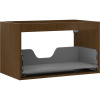 Mexen Box-A korpus skrinky pod umývadlo 80 cm, 1 zásuvka, orech - 91AX0-0800-470-1-86