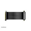 AKASA kabel RISER BLACK X2 Premium PCIe 3.0 x 16 Riser, 100cm