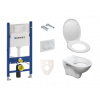 S-line Závěsný set WC + modul Geberit Duofix s tlačítkem Delta 20 bílé SIKOGES5D0