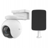 EZVIZ set IP kamera EB8 4G/ PTZ/ 4G LTE/ 3Mpix/ krytí IP65/ objektiv 4mm/ H.265/ IR přísvit až 15m/ bílá + solární panel (CS-EB8/SP)