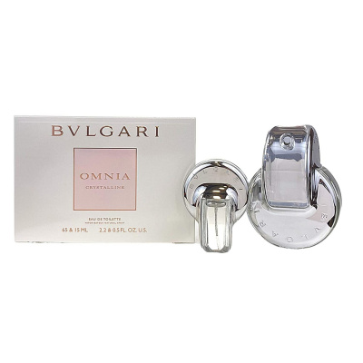 Bvlgari Omnia Crystalline SET: Toaletná voda 65ml + Toaletná voda 15ml pre ženy