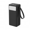 FELLOWES Platinet Powerbanka 40000 mAh 65W Power Delivery, 2xUSB-C, 2xUSB-A, kábel USB-C 1m, čierna PLAPMPB4065