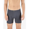 GINA pánské boxerky delší nohavička, šité, s potiskem Eco Bamboo 74163P - tm. šedá olivová - 54/56