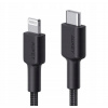 Kábel Aukey USB typ C - Apple Lightning 2 m čierny